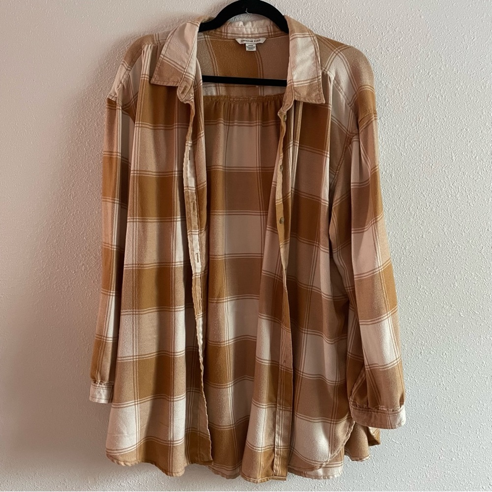 AMERICAN EAGLE oversized flannel. Size M.